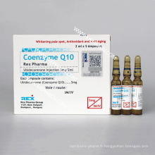 Injection de coenzyme Q10 pour l&#39;anti-âge et le blanchiment